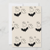 A Little boo is bijna te wijten Bow baby shower In Kaart (Achterkant)