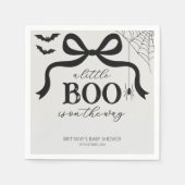A Little Boo Is On The Way Baby Shower Servet (Voorkant)