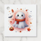 A Little Boo Is On The Way beroemd gemaakt door Ha Bedankjes Labels (Voorkant)