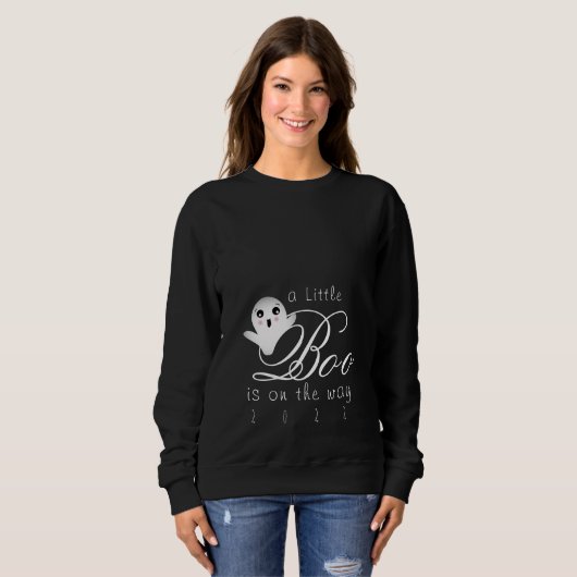 A Little Boo is op de weg Sweatshirt (Voorkant volledig)