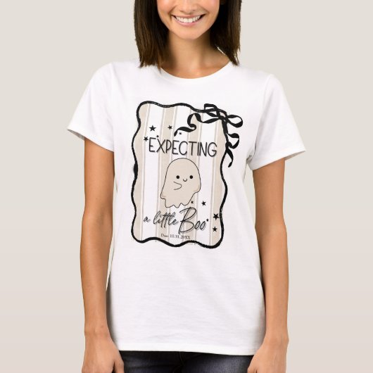 A Little Boo Mama to-be, zwangerschap T-shirt (Voorkant)