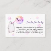 A Little Boo Verjaardagsfeestboek voor Baby Informatiekaartje (Voorkant)