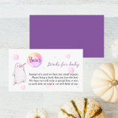 A Little Boo Verjaardagsfeestboek voor Baby Informatiekaartje