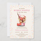 A Little Bubbly Waffle is onderweg naar het Baby s Kaart (Voorkant)