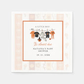 A little bue Halloween is almost due baby shower Servet (Voorkant)