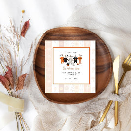 A little bue Halloween is almost due baby shower Servet