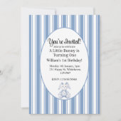 A Little Bunny is Turning One Kaart (Voorkant)