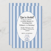 A Little Bunny is Turning One Kaart (Voorkant / Achterkant)