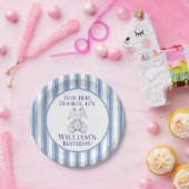 A Little Bunny is Turning One Papieren Bordje (Feest)