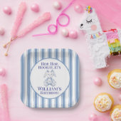 A Little Bunny is Turning One Papieren Bordje (Feest)