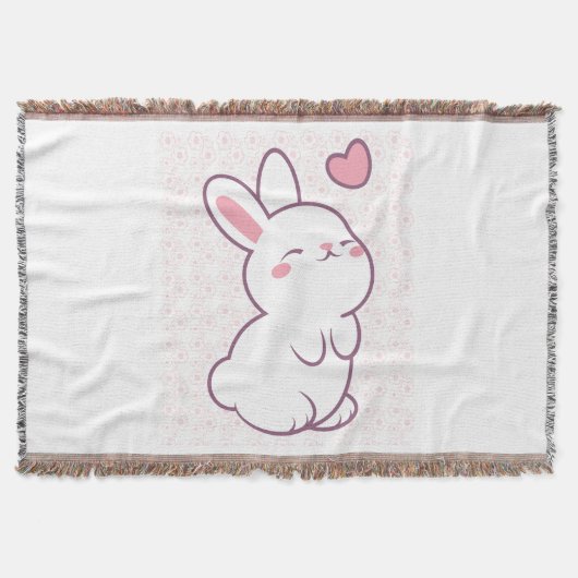 A Little Bunny Made of Feelings Deken (Voorkant)