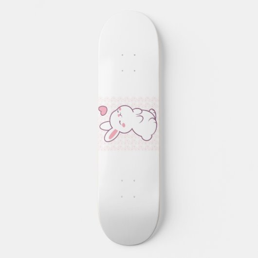 A Little Bunny Made of Feelings Persoonlijk Skateboard (Voorkant)