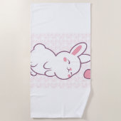 A Little Bunny Made of Feelings Strandlaken (Voorkant)