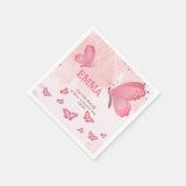 A Little Butterfly 1st Birthday Party Servet (Hoek)
