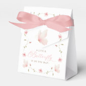 A Little Butterfly Baby Shower Favor Box Bedankdoosjes (Voorkant Zijde)
