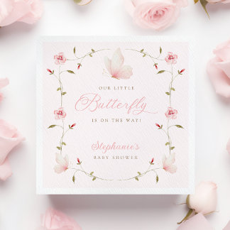 A Little Butterfly Baby Shower Servet