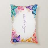 A Little Butterfly Is On It’s Way Glitter Accent Kussen (Voorkant(Verticaal))