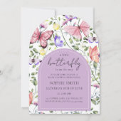 A Little Butterfly Is On The Way Purple Arch Kaart (Voorkant)