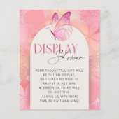 A Little Butterfly is onderweg Display Baby shower (Voorkant)