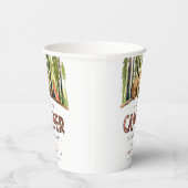 A Little Camper Forest Baby Shower Papieren Bekers (Rechts)