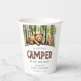 A Little Camper Forest Baby Shower Papieren Bekers
