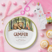 A Little Camper Forest Baby Shower Papieren Bordje (Feest)