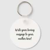 A Little Cat’s Gift for Mom Sleutelhanger (Achterkant)