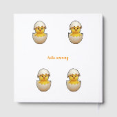 A little chick is on the way gastenboek (Achterkant)