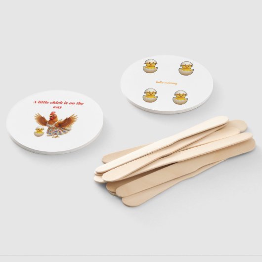 A little chick is on the way handwaaier (Niet-gemonteerd)