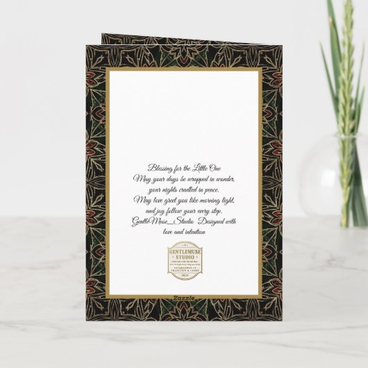 A Little Christmas Miracle Is on the Way Card Kaart (Achterkant)