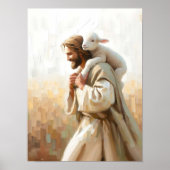A Little Companion, Christian Faith Art, Jesus Res Poster (Voorkant)