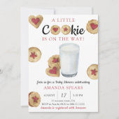 A Little cookie is on the way Baby shower Kaart (Voorkant)