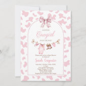 A little Cowgirl Baby Shower Girl Kaart (Voorkant)