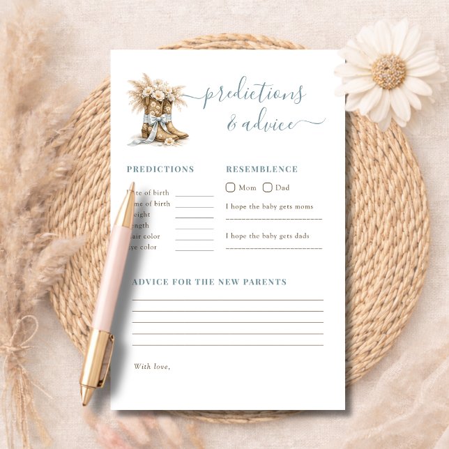 A Little Cowgirl Shower Game Predictions & Advice (Creator heeft geüpload)