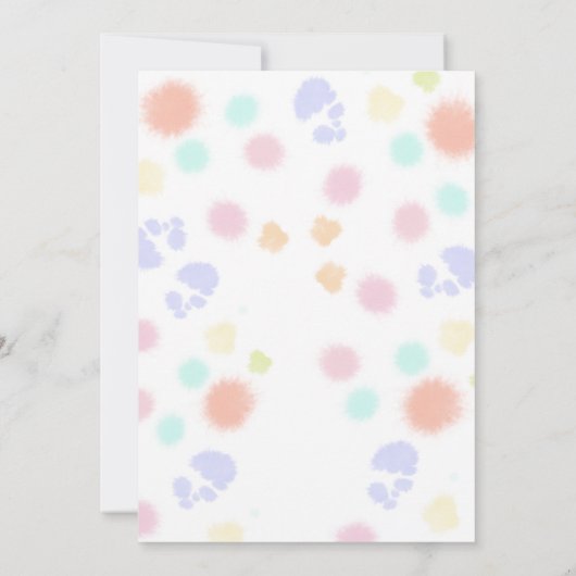 A Little Cu-Tea Bubble Tea Baby Shower Kaart (Achterkant)