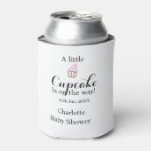 A little cupcake is on its way baby shower name da blikjeskoeler (Blikje Voorkant)