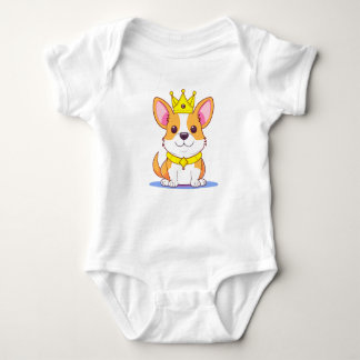 A little cute corgi. romper