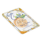 A Little Cutie: Baby Shower Invite Magneet (Rechterzijde)