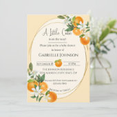 A Little Cutie is on the way gender neutral Kaart (Staand voorkant)