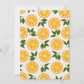 A Little Cutie is On The Way Invitation Kaart (Achterkant)