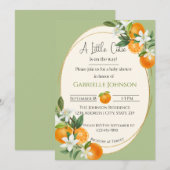 A Little Cutie is on the way neutral baby shower Kaart (Voorkant / Achterkant)