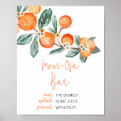 A Little Cutie is op de weg Moeder Osa Bar Poster (Voorkant)