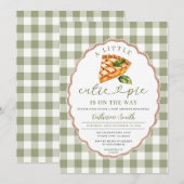 A Little Cutie Pie is onderweg naar Baby shower Gr Kaart (Voorkant / Achterkant)