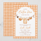 A Little Cutie Pie is onderweg naar het Baby showe Kaart (Voorkant / Achterkant)