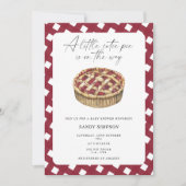 A Little Cutie Pie is onderweg naar het Baby showe Kaart (Voorkant)