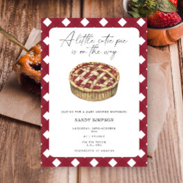 A Little Cutie Pie is onderweg naar het Baby showe Kaart