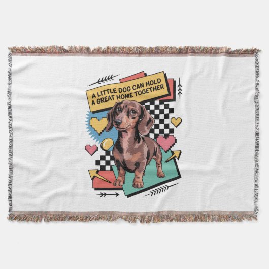 A Little Dog Can Hold A Great Home Together Deken (Voorkant)