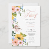 A Little Fairy Is On The Way | Baby Shower Kaart (Voorkant)