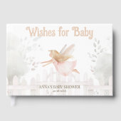 A Little Fairy is onderweg naar het Baby shower Gastenboek (Voorkant)