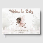 A Little Fairy is onderweg naar het Baby shower Gastenboek (Voorkant)